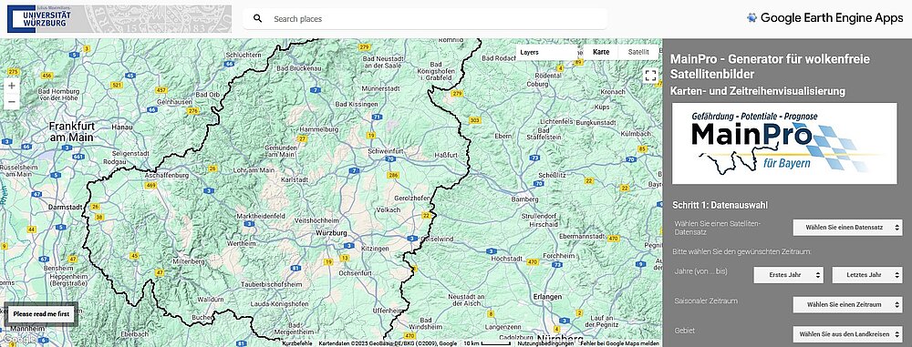 Link zum Satellitendaten-Viewer
