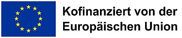 Europafahne, Kofinanziert von der Europäischen Union